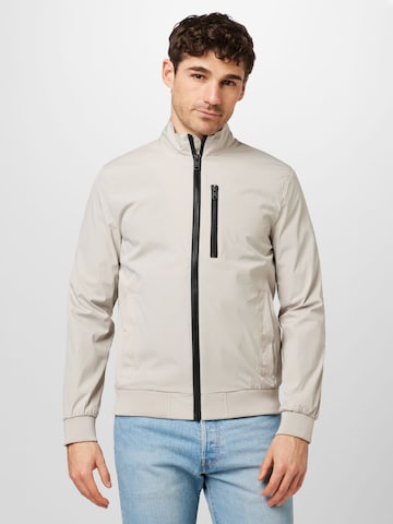 ECOALF Between-season jacket 'AMPATO' in Grey: front