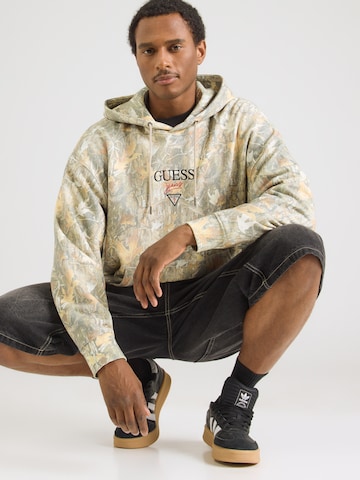 GUESS JEANS Sweatshirt in Beige: voorkant