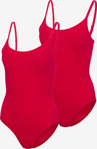 Body 'Essentials ' ADIDAS SPORTSWEAR en rouge : devant