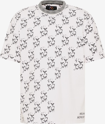 T-Shirt 'De Paoli' Carlo Colucci en blanc : devant