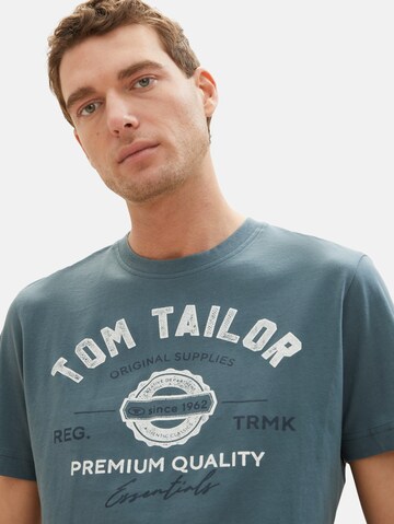TOM TAILOR قميص بلون أزرق