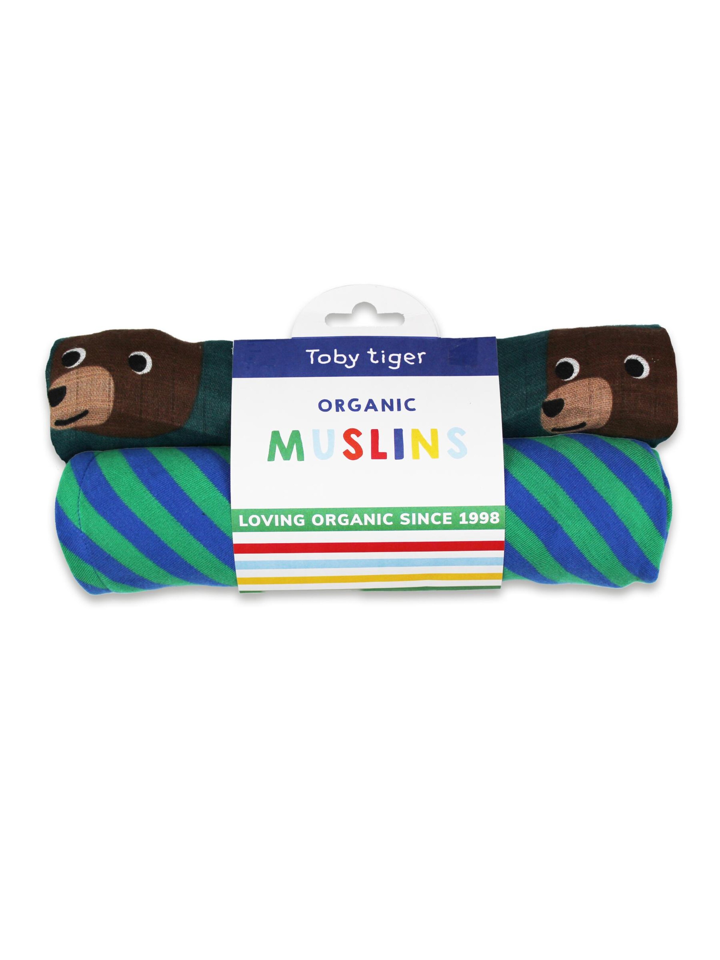 Toby Tiger Bib 'Bären' in Blue