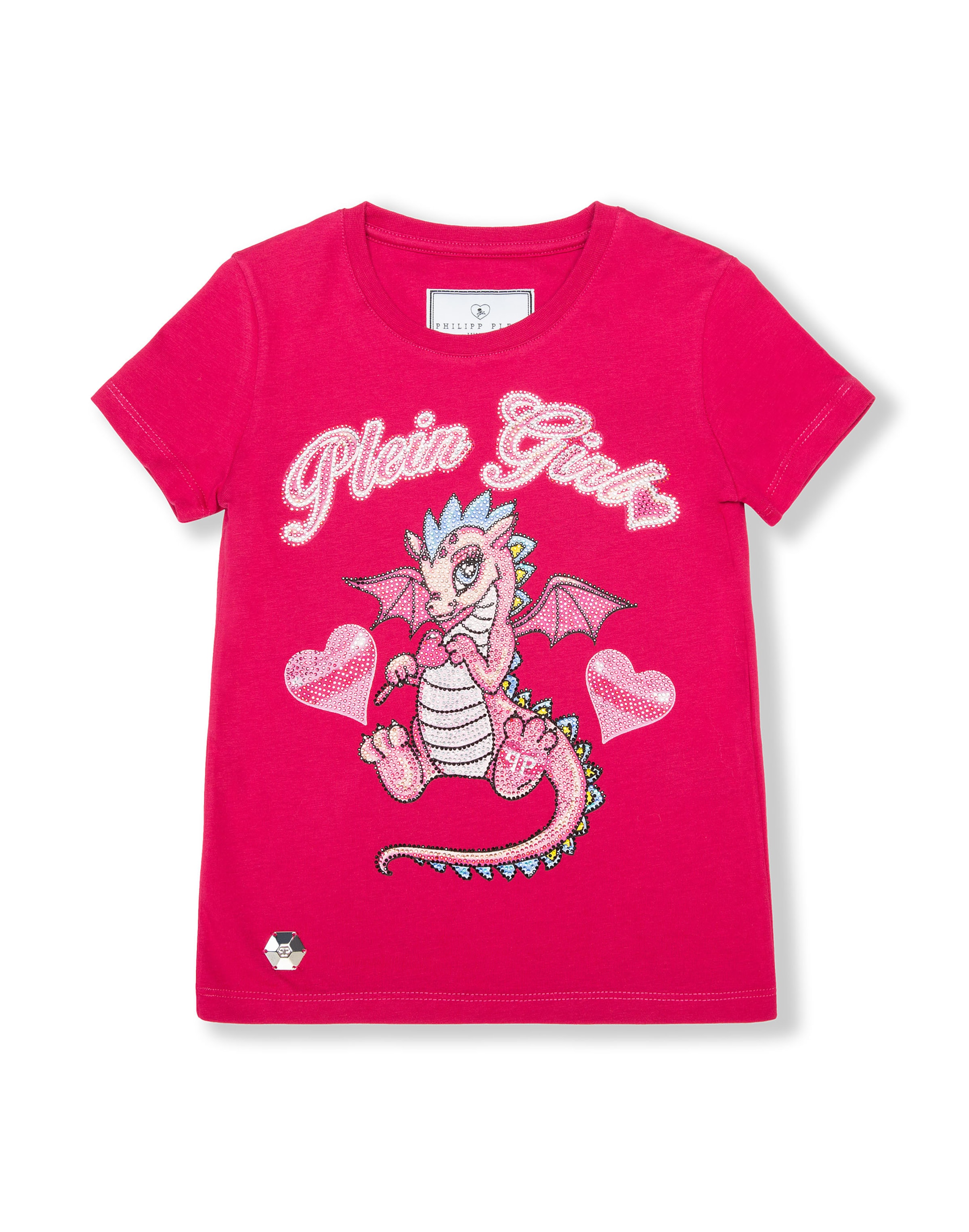 Philipp Plein - Camisola em rosa: frente