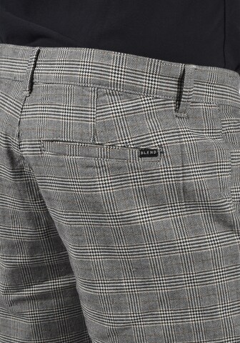 BLEND Regular Chino Pants 'Cheston' in Grey