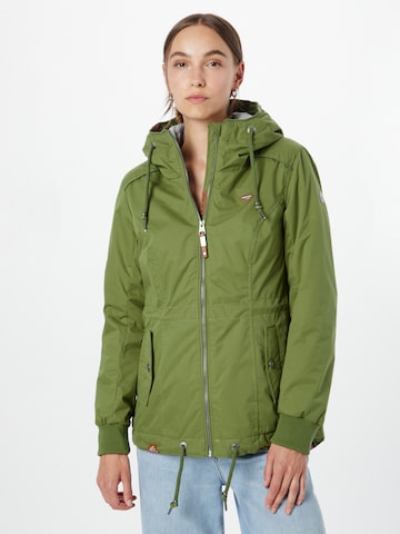 Parka mi-saison 'DANKKA' Ragwear en vert : devant