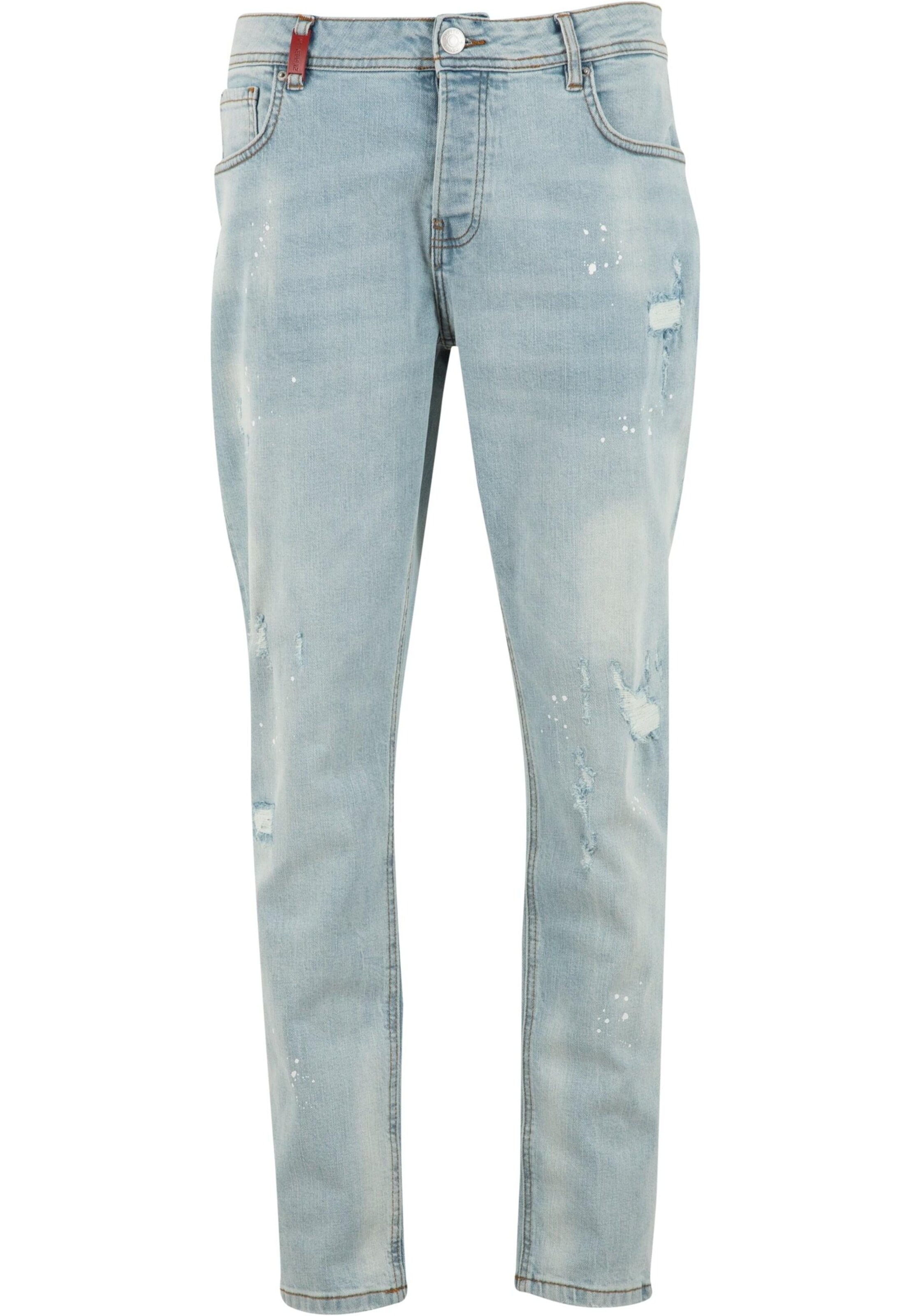 2Y Premium Jeans 'Carlos' in Blauw: voorkant