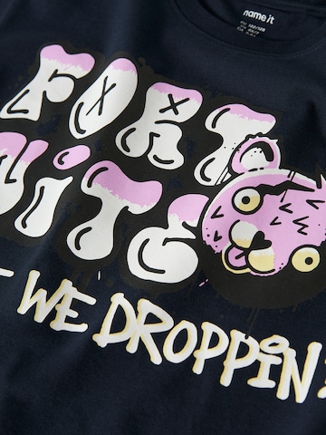 NAME IT Póló 'NKMFRANS FORTNITE' - kék