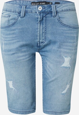 Coupe slim Jean INDICODE JEANS en bleu : devant