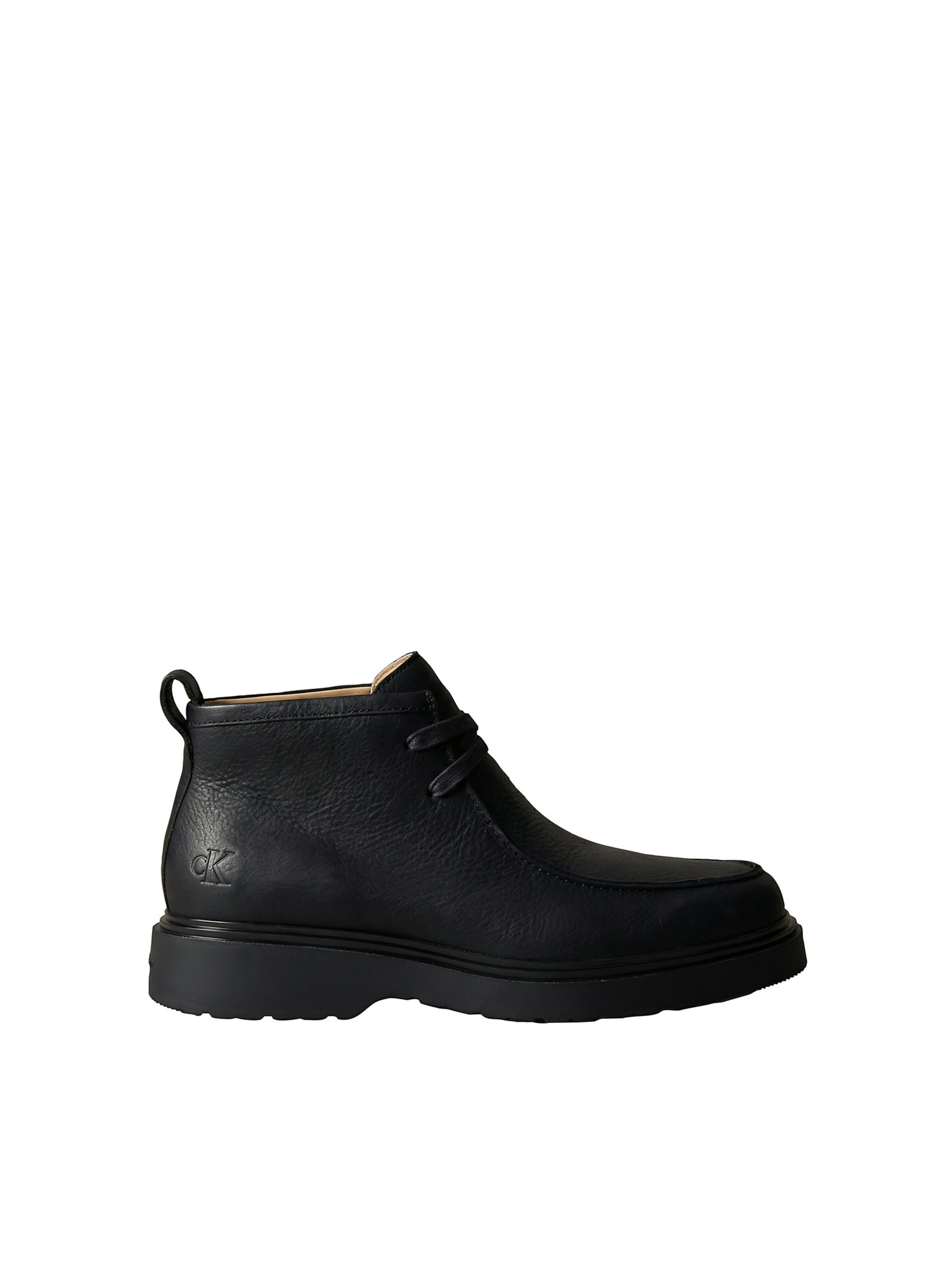 Calvin Klein Lace-Up Boots in Black