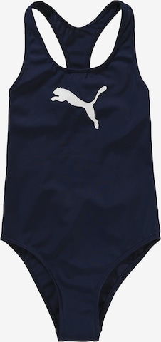 PUMA BODYWEAR Badeanzug in Blau: Vorderseite