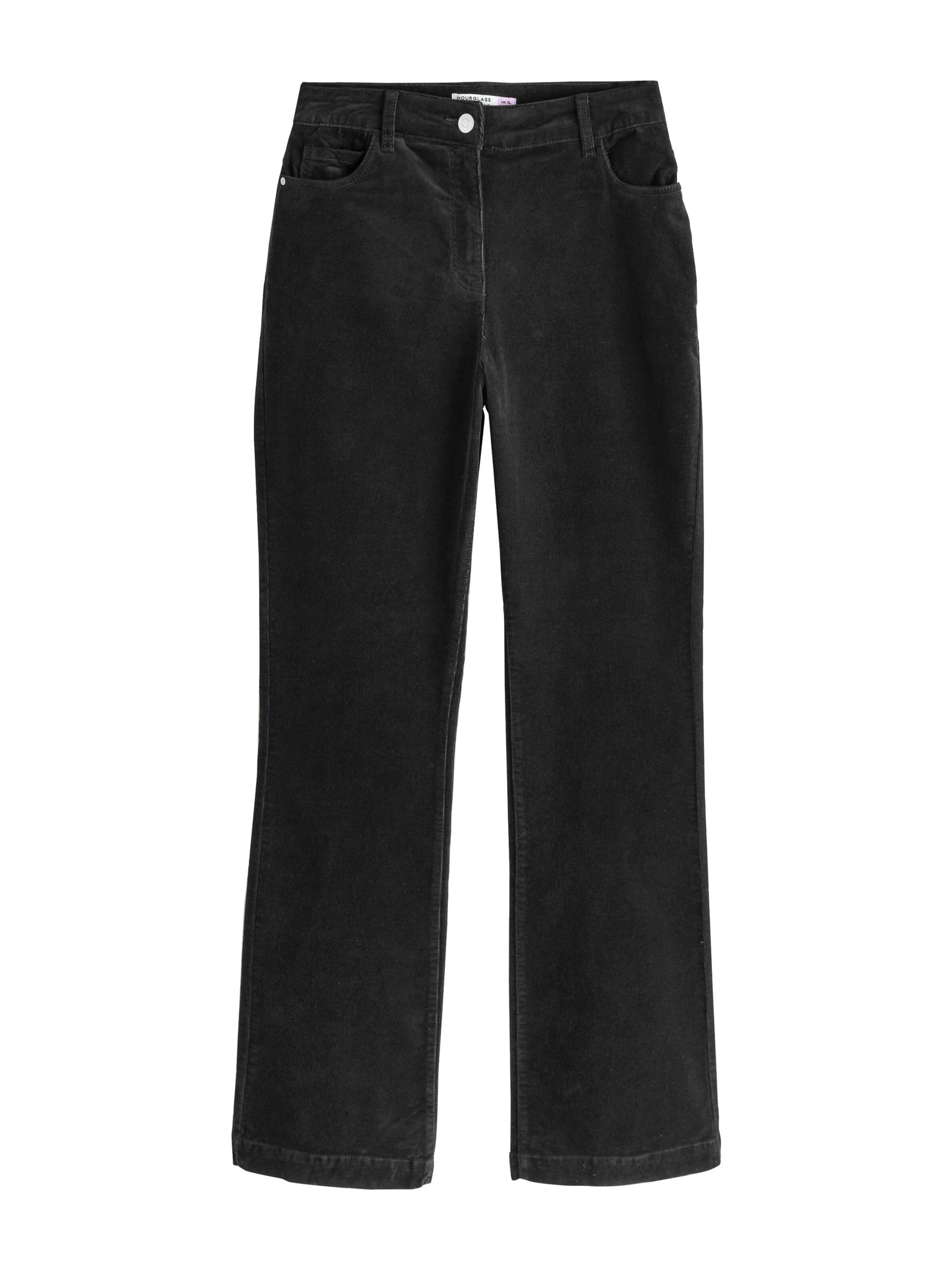Next Bootcut Hose in Schwarz: Vorderseite