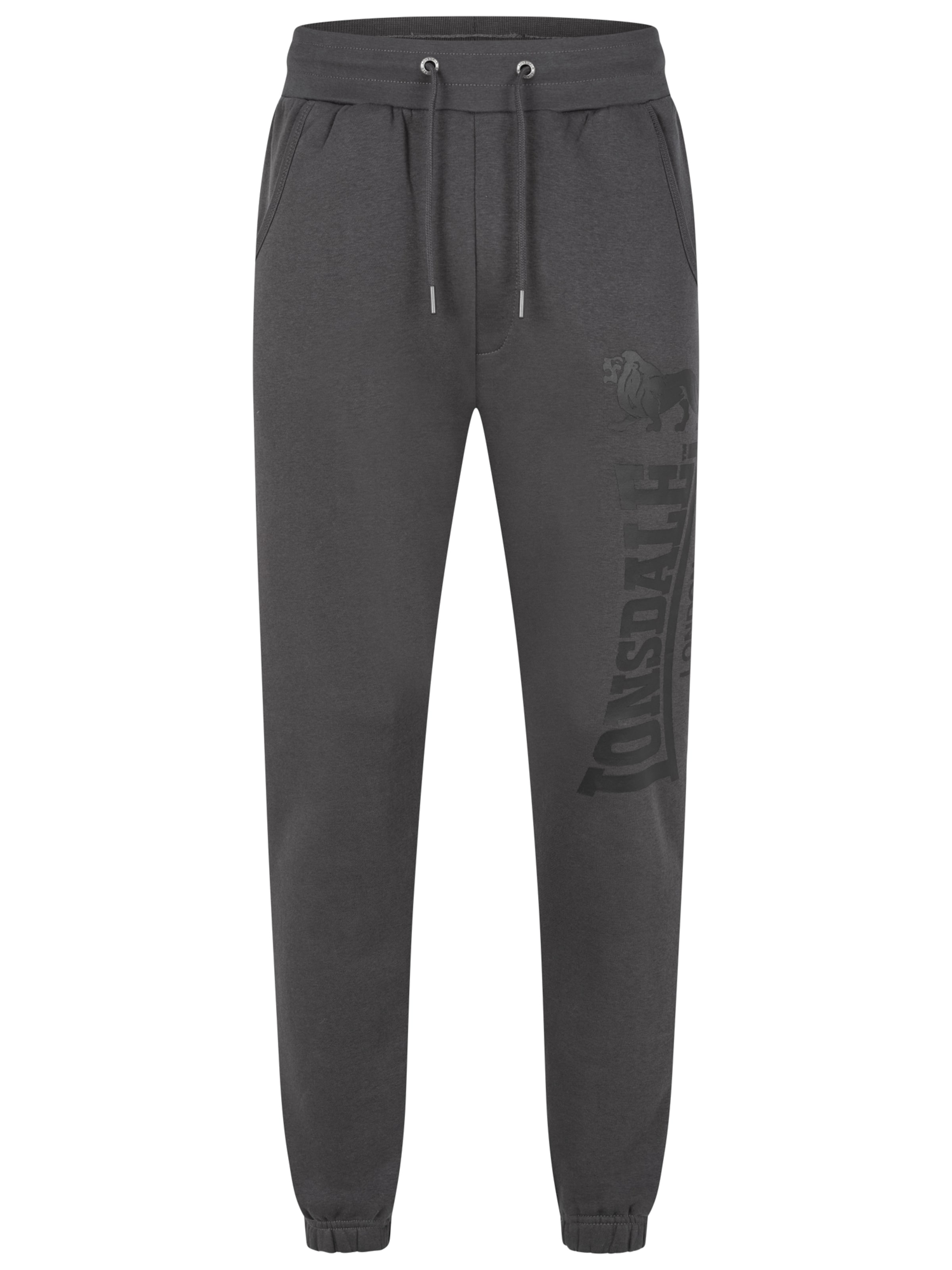 LONSDALE Tapered Hose 'Ockle' in Grau: Vorderseite