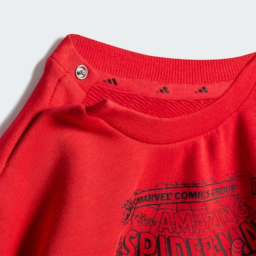 ADIDAS SPORTSWEAR Sweat suit 'Marvel Spider-Man' in Red