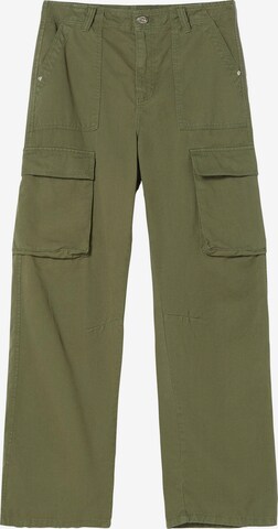 Loosefit Pantaloni cargo di Bershka in verde: frontale