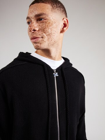 MOUTY Knit cardigan 'STONE' in Black