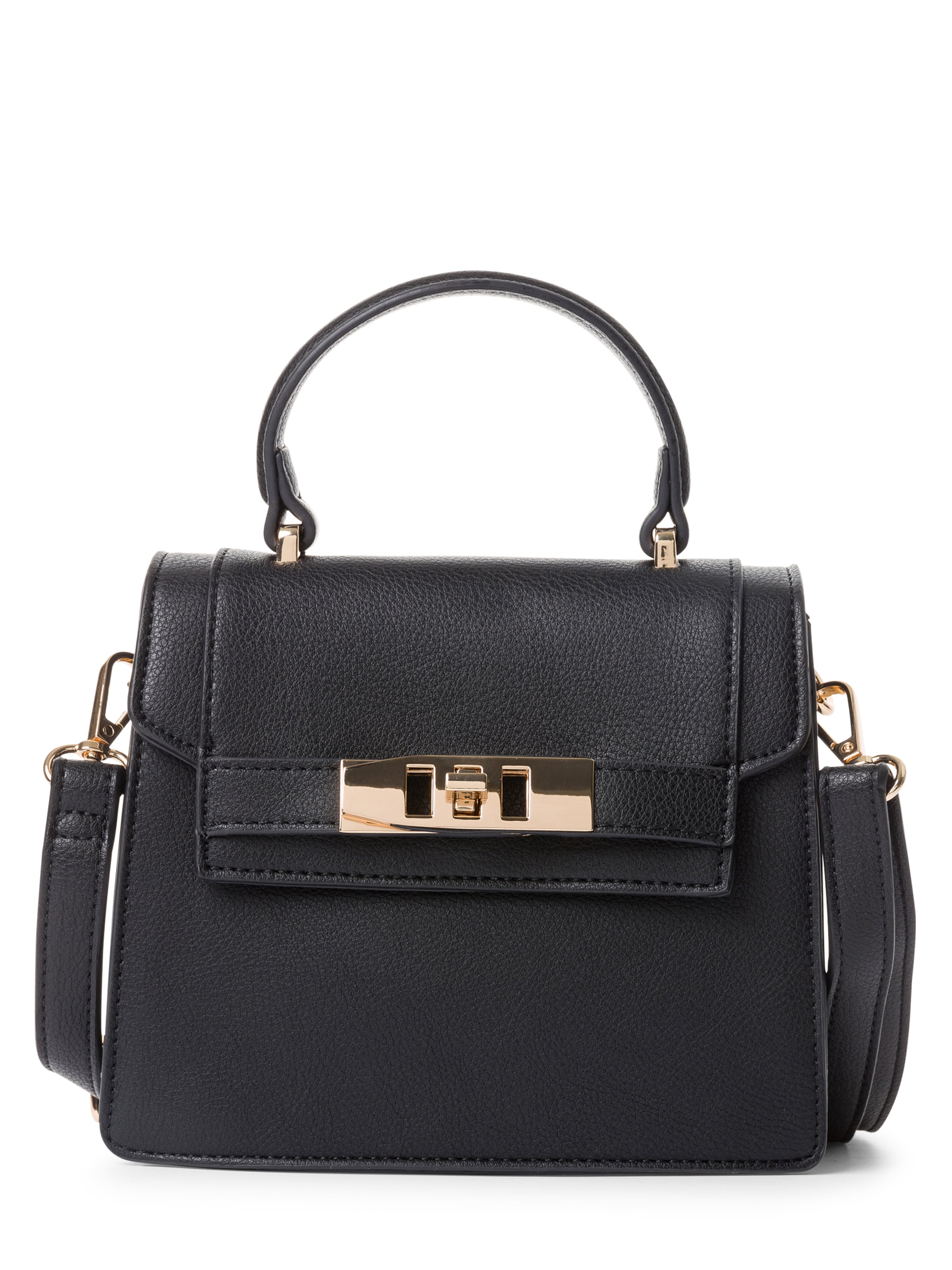 Sacs à main L.CREDI en noir : devant