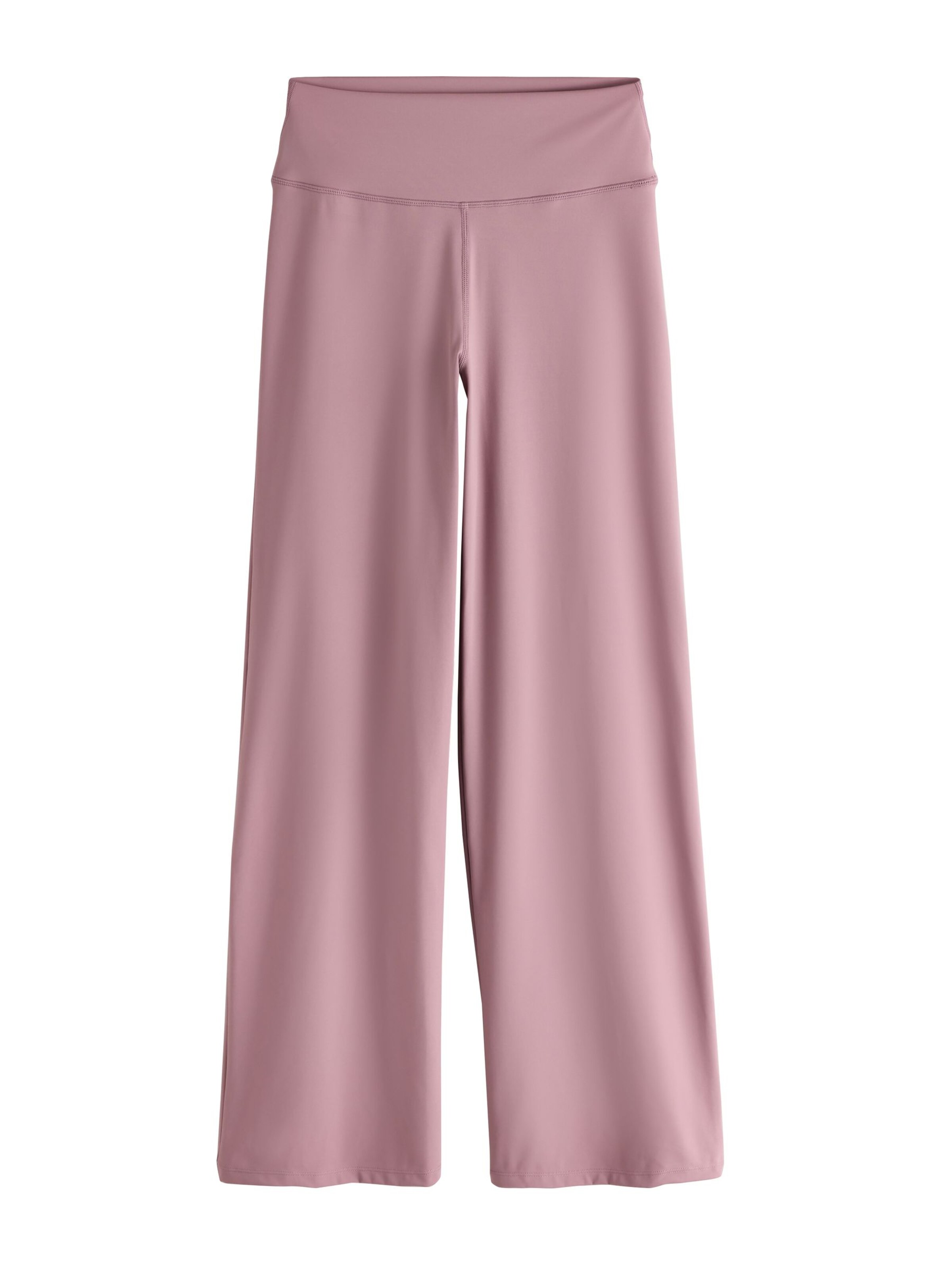 self. Wide leg Leggings in Pink: front