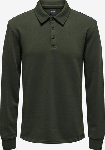 Only & Sons Sweatshirt 'Bennett' i grön: framsida