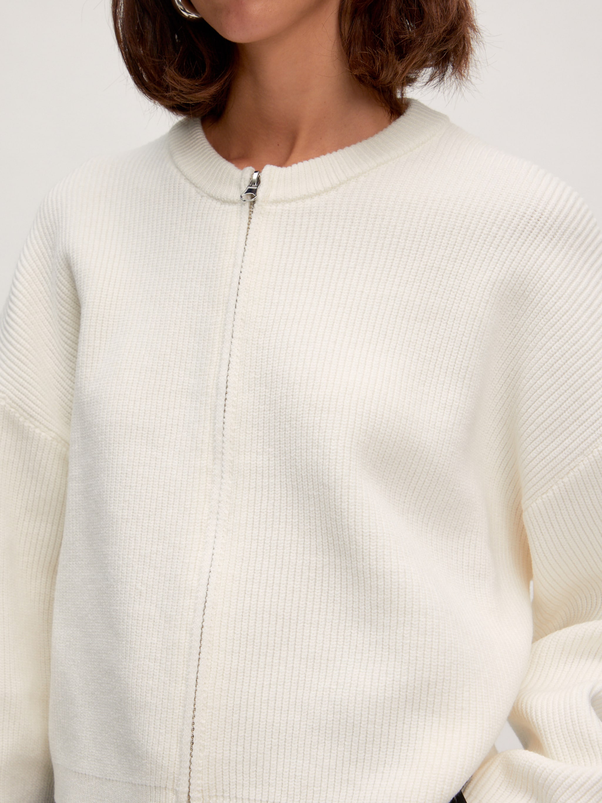 EDITED Producten Gebreid vest 'Llleana' Wit