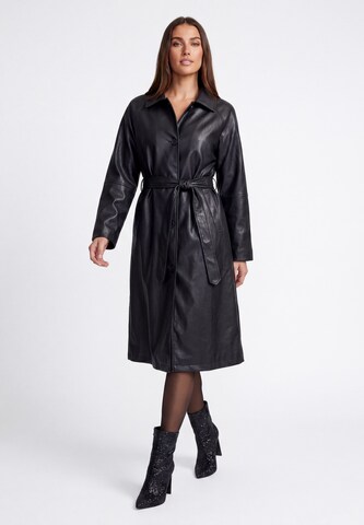 Manteau mi-saison faina en noir