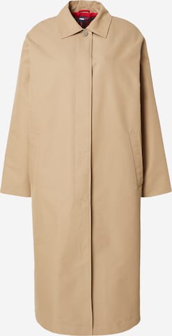 Tommy Jeans Демисезонное пальто в Зеленый: спереди