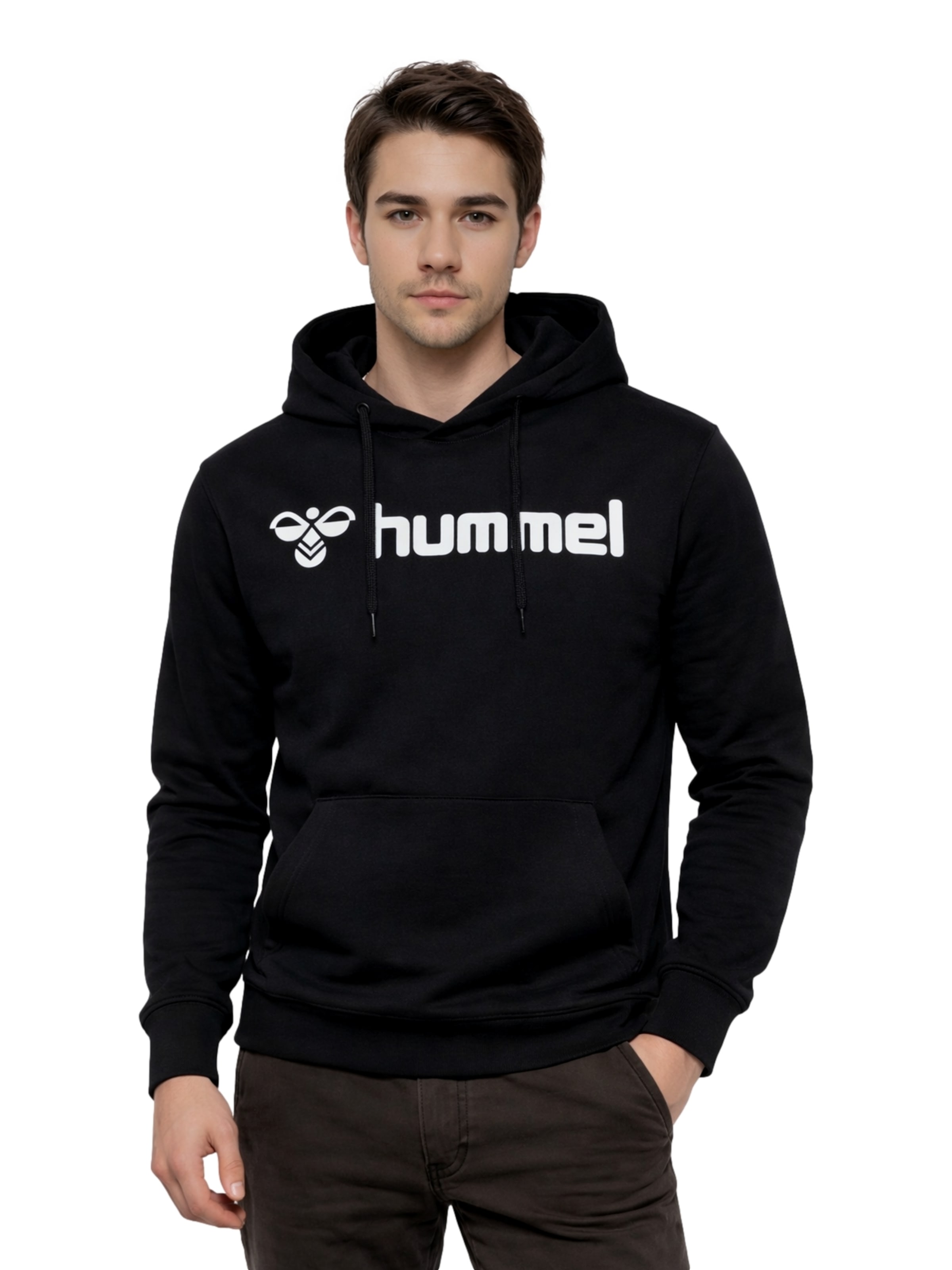 Sweat de sport 'GO 2.0' Hummel en noir : devant