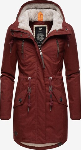 Ragwear Funkční kabát 'Elsie' – červená