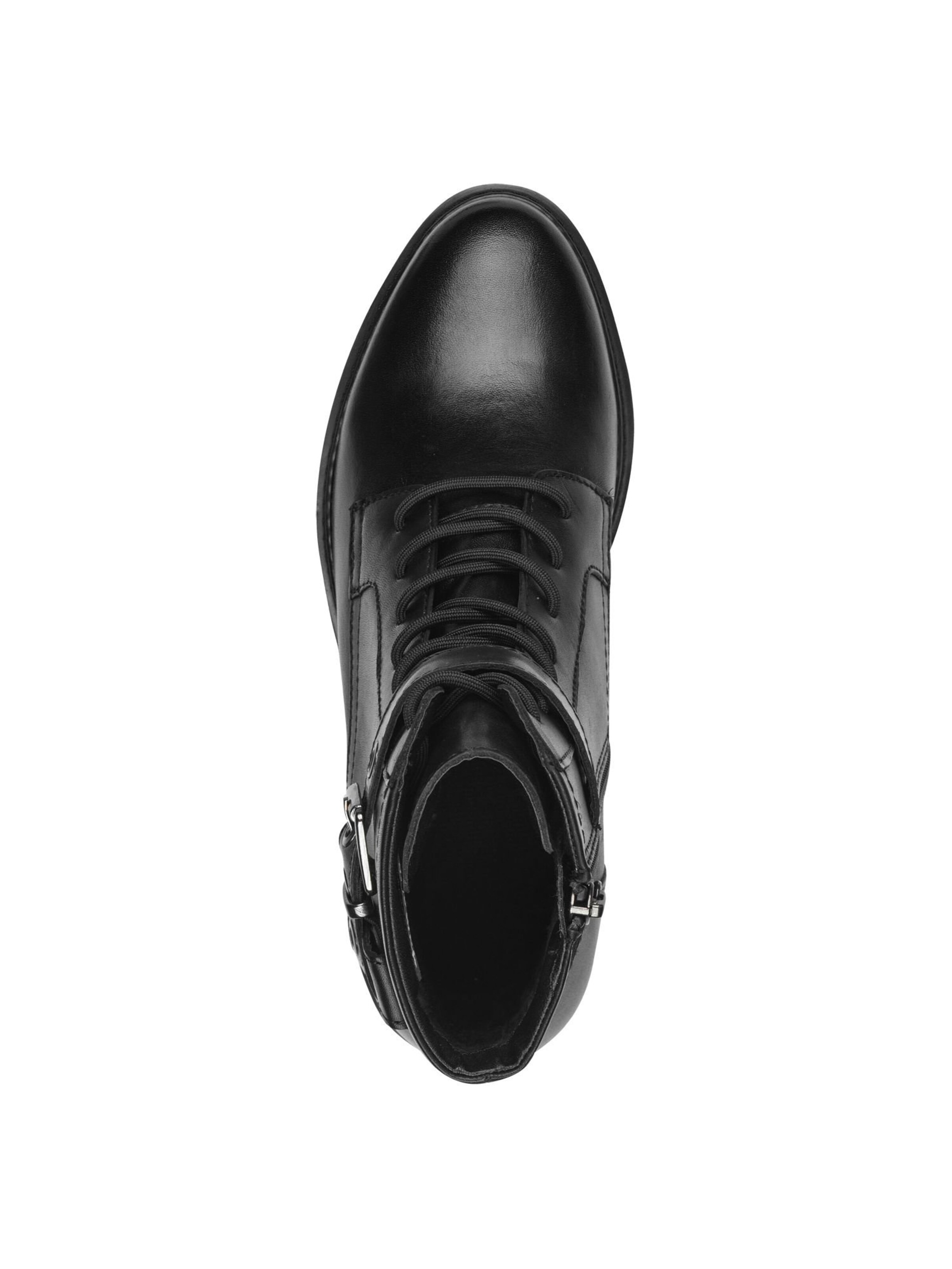 Tamaris Schnürstiefelette in Schwarz