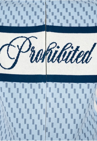 Prohibited Strickjacke 'Sunday Ride' in Blau
