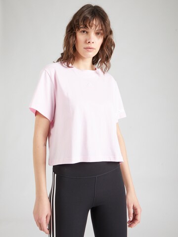 T-shirt fonctionnel ADIDAS SPORTSWEAR en rose : devant