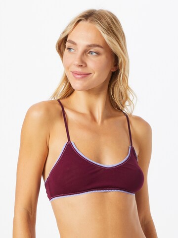 Free People Bralette Bra 'HIDE & SEEK' in Purple: front