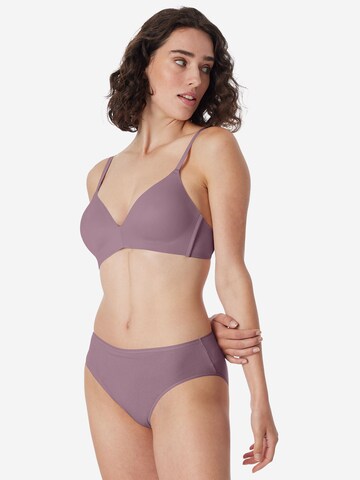 Slip SCHIESSER en violet : devant