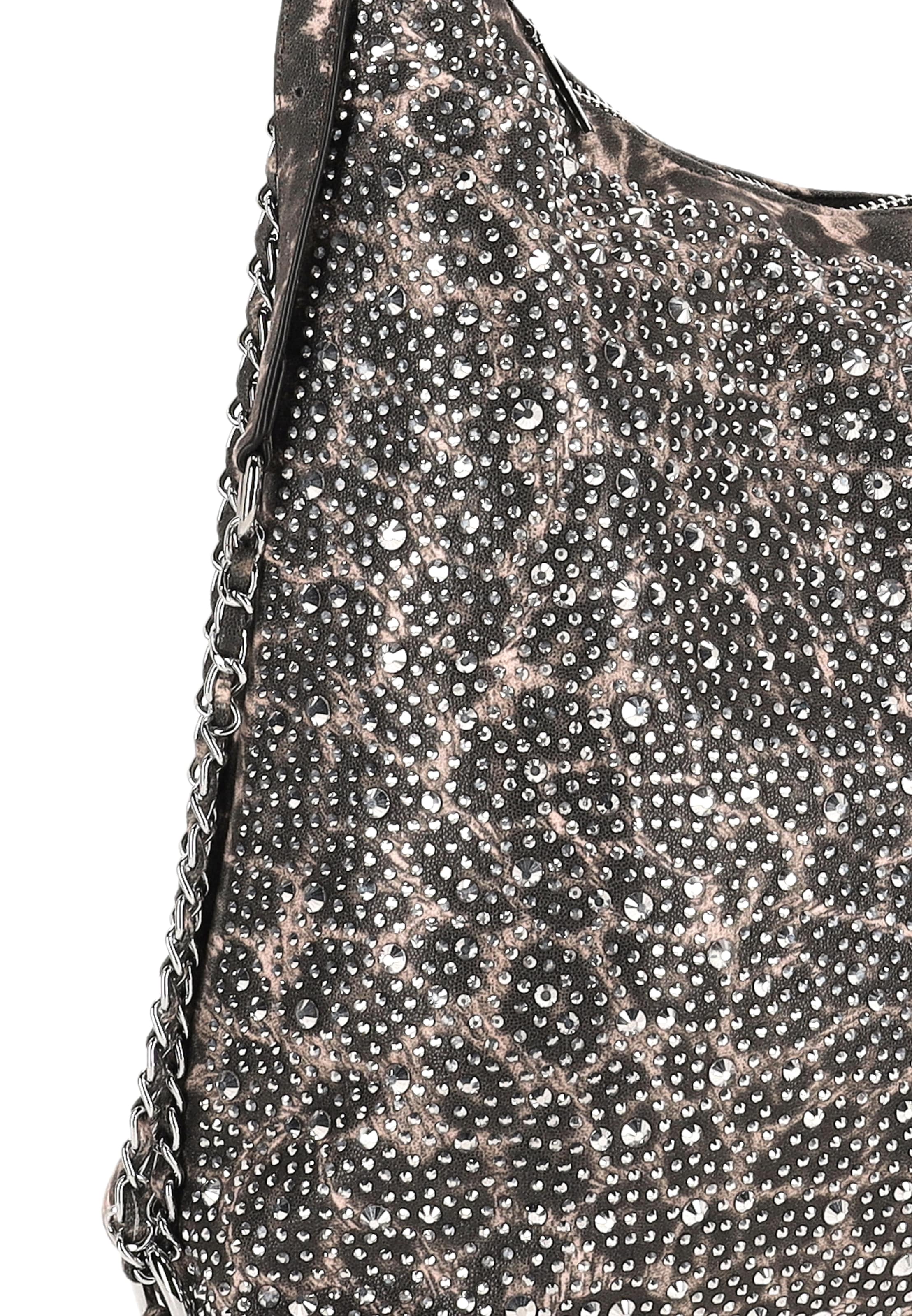 faina - Mala de ombro em castanho