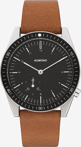 Komono Komono Herren-Uhren Analog Quarz ' ' in Braun: front