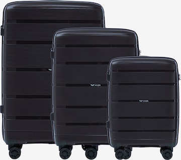 WINGS Trolley 'HAWFINCH' in Zwart: voorkant