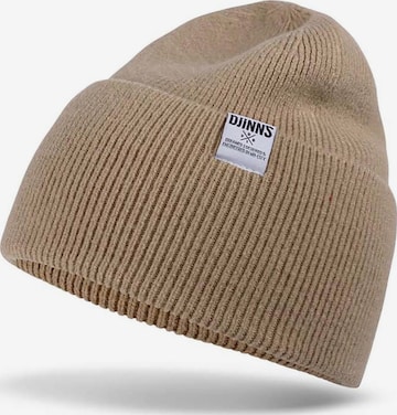 DJINNS Sapka 'Wooly' - bézs: elől