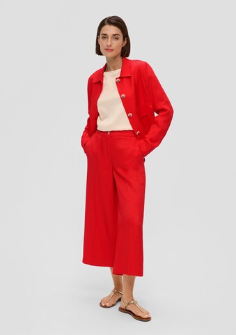 s.Oliver BLACK LABEL Wide leg Pants in Red