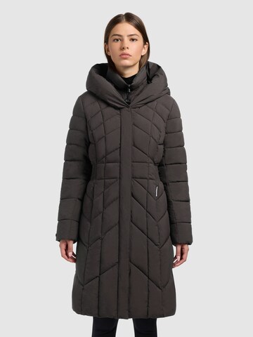 khujo Winter Coat 'LAIO' in Grey: front
