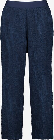 SAMOON Normální Kalhoty – modrá: přední strana