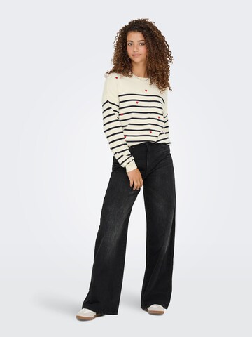 ONLY Sweater 'ONLTiba' in White
