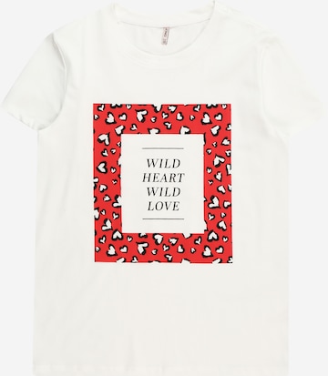 KIDS ONLY Shirt 'BEATE' in White: front