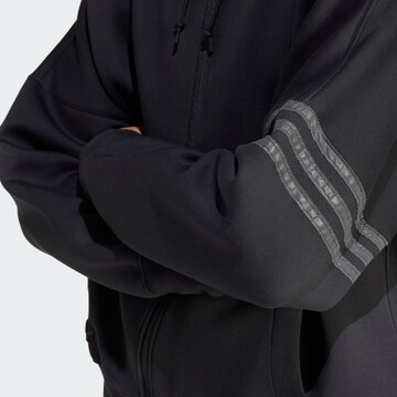 ADIDAS ORIGINALS Zip-Up Hoodie 'Street Neuclassics' in Black