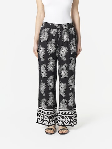 KOROSHI Обычный Штаны в Черный: спереди