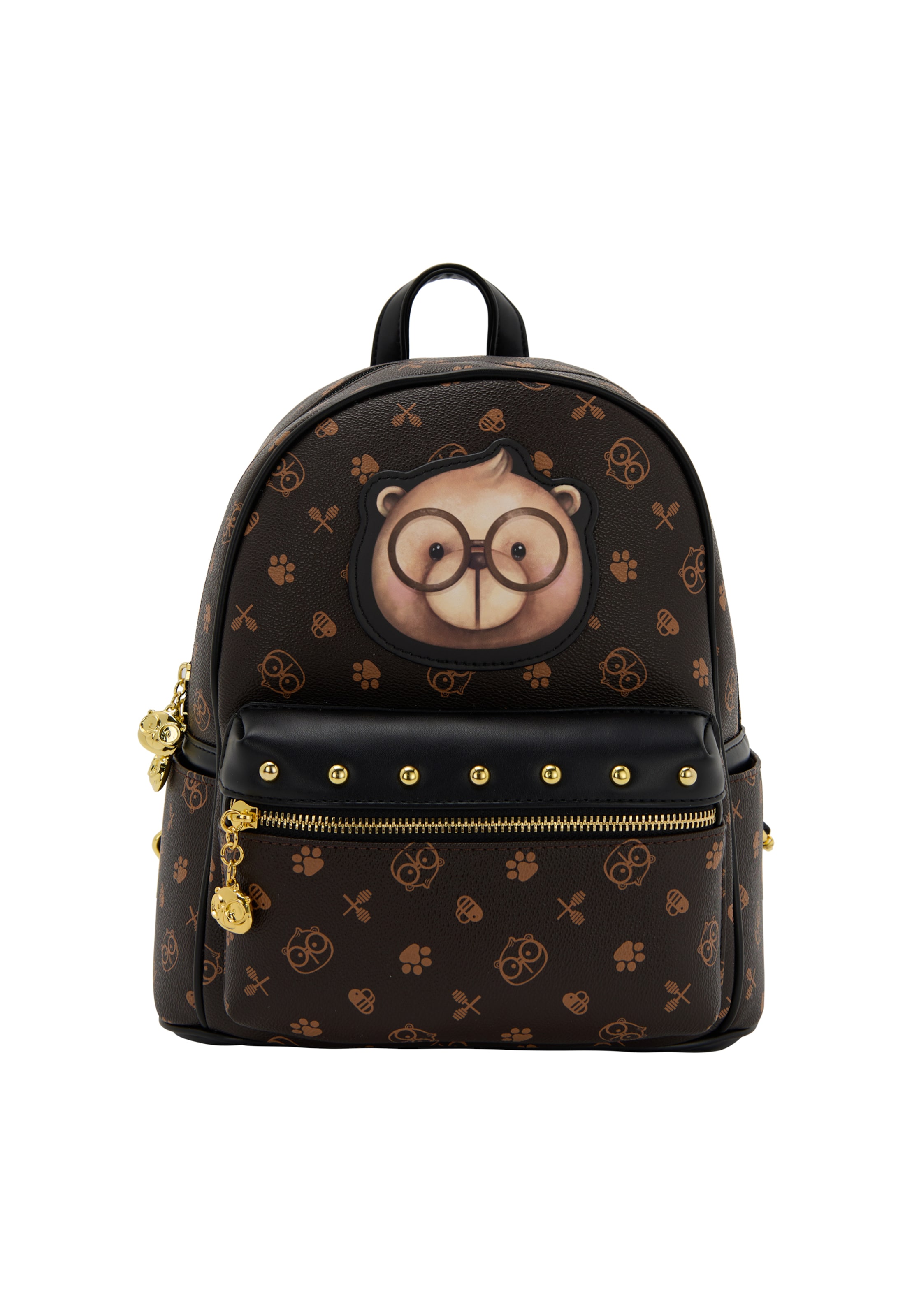 MYMO - Mochila em castanho: frente