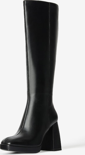 Bershka Bottes en noir, Vue avec produit