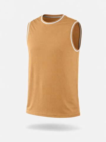 PANTONECLO Functioneel shirt 'Pantoneclo Men’s Gym Vest' in Geel: voorkant
