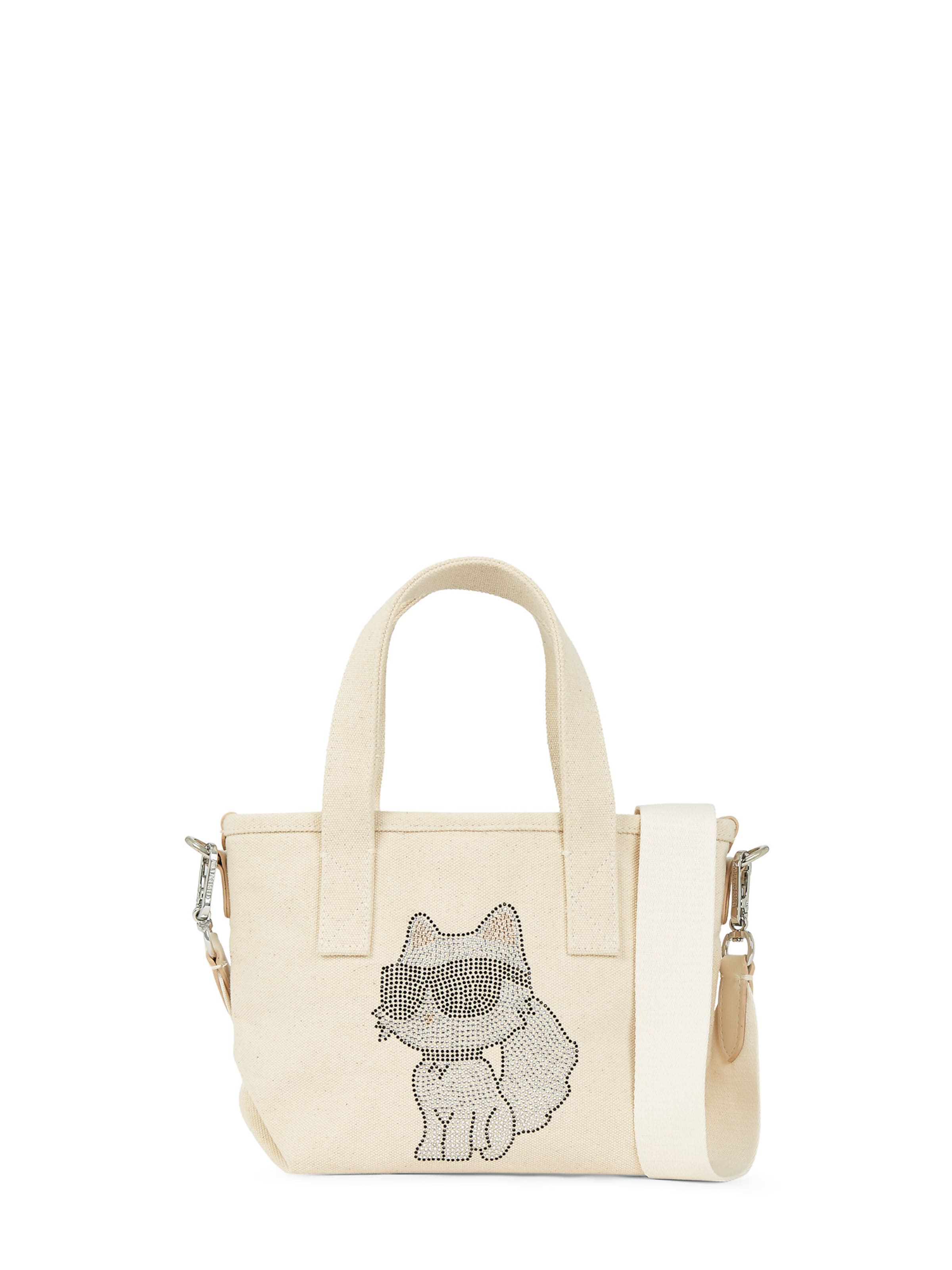 Shopper Karl Lagerfeld di colore beige / nero, Visualizzazione prodotti