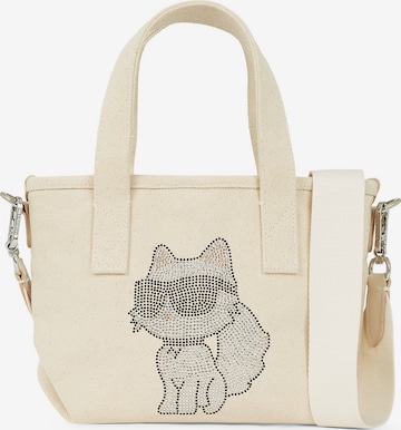 Karl LagerfeldShopper torba - bež boja: prednji dio