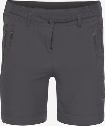 POLARINO Slim fit Workout Pants in Grey: front