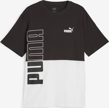 PUMA Performance Shirt 'Power' in Black: front